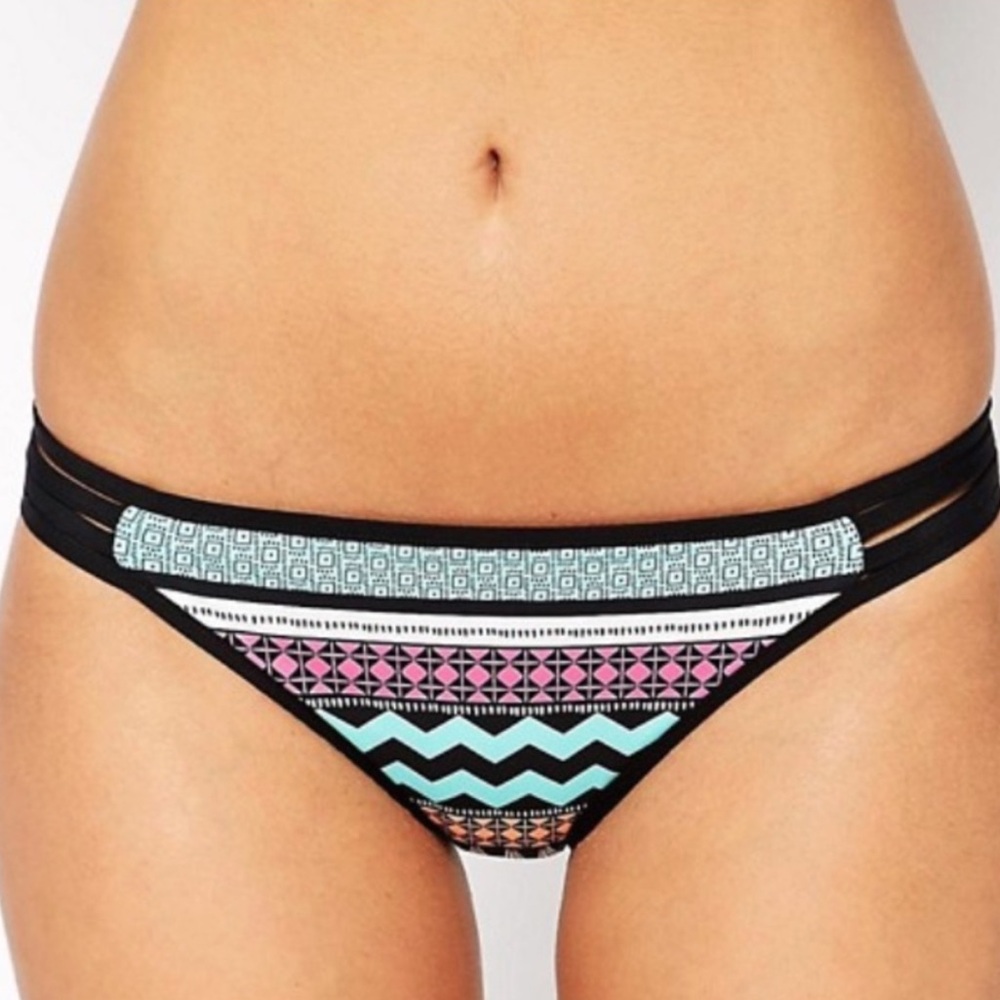 Seafolly Future Tribe Hipster Bikini Bottoms Size 12 - Picture 1 of 8